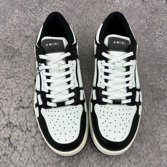 Amiri Skel Top Leather Sneakers - Picture 2 of 6